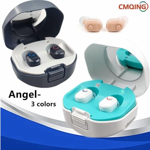 New 3 colour Mini Ear Hearing Aids Apparatus In Ear Invisible Hearing Aid Assistant Adjustable Sound Amplifier For Deaf Elderly