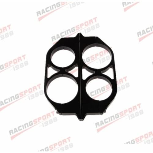 50mm & 60mm ID Dual Double Billet Fuel Pump Filter Mounting Bracket Clamp Cradle