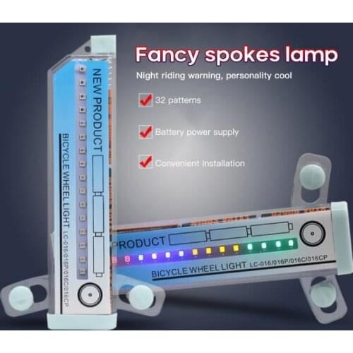 Upgrade Bicycle 32 LED Light Bicycle Flash Light Mountain Road Bike Cycling Tyre Wheel Lights Neon Lamp Wheel Warning Light