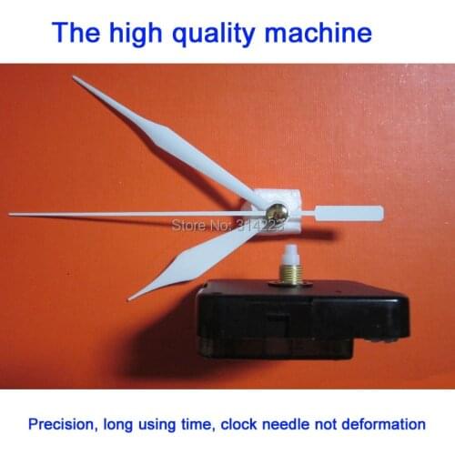 Wholesale 5 set mute Quartz Clock Movement for Clock Mechanism Repair DIY clock parts accessories short shaft 12mm JX019