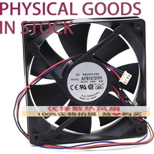 Original Brand New AFB1212VH 12025 12V 0.6A Cooling Fan Industrial Fan