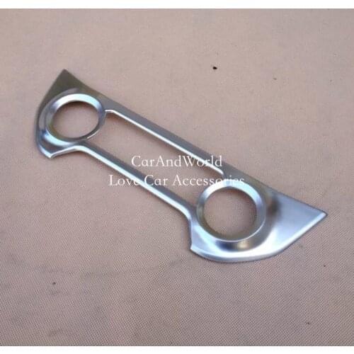 For HYUNDAI ix25 Creta 2015-2018 Center Control Trims Cover AC Switch Button Frame Panel ABS Chrome Car-Styling Accessory