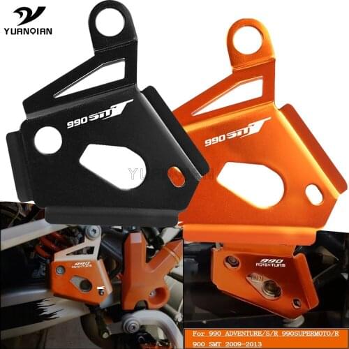 Moto Front Rear Brake Pump Fluid Tank Reservoir Guard Protector Cover For 990 ADVENTURE/S/R SMT SUPERMOTO/R 950 Adv R SUPERMOTO