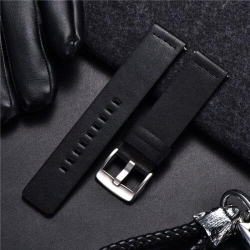 Soft Leather Quick Release Watchband for Samsung Galaxy Gear S3 Active 2 Band Smartwatch Watch Straps 18mm 20mm 22mm 24mm