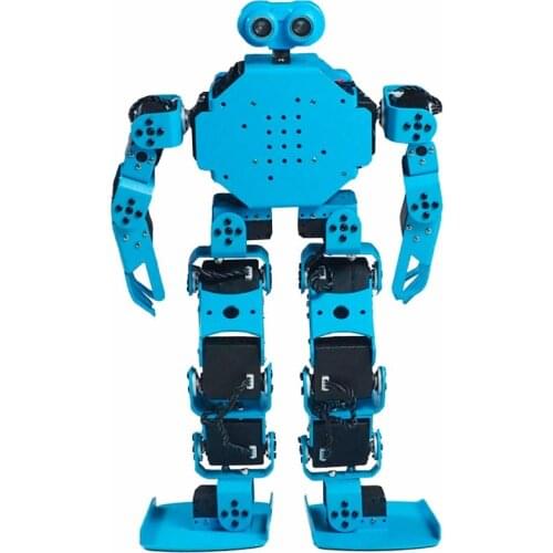 TZT 17DOF Humanoid Intelligent Robot Educational Programming Assembled Cellphone APP Bluetooth Control Toy Kids Birthday Gifts
