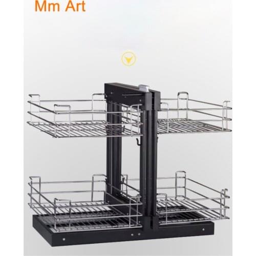 Corner Basket Stainless Steel Kitchen Cabinet Corner Damping Hardware