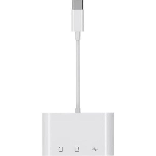 KEBIDU USB Type C Card Reader To SD TF USB Connection Smart Memory Card Reader Adapter for Macbook Pro Type-C Port
