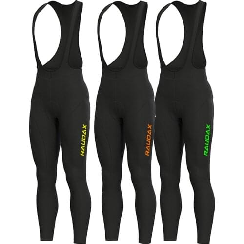 Raudax Spring Summer Cycling Pants With 19D Gel Pad Cycling Tights MTB Bike Bib Pants Downhill Bicycle Pants Cycling Trousers