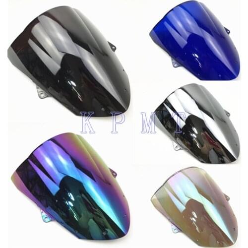 For Kawasaki ZX6R 2009 2010 2011 2012 2013 2014 2015 ZX 6R 636 ZX 10R 08 09 10 Windshield WindScreen Double Bubble