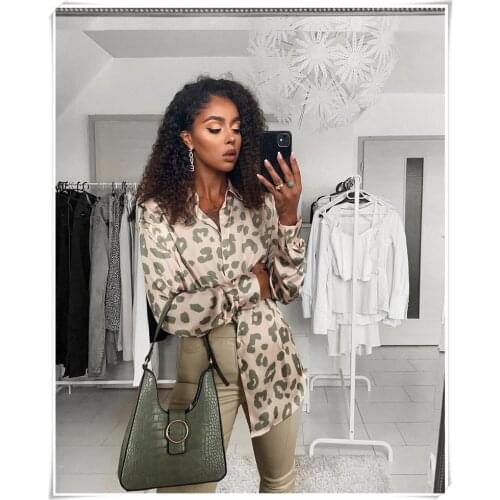 Zary Daisy Leopard Blouses