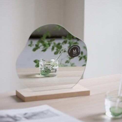 Mirror Wall Stickers Home Decor Living Room Decoration Makeup Mirror Wall Decor Hаклейки на стену インテリア ملصقات الحائط Espejo