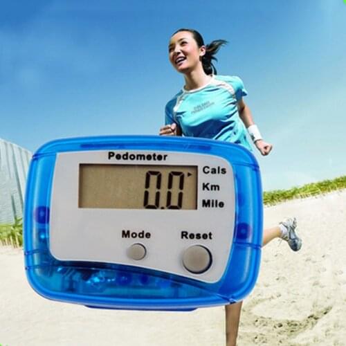 1 Pcs LCD Pedometer Walking Distance Calorie Counter Double Keys Jogging Training Health Tool Sport Equipment Step Counter