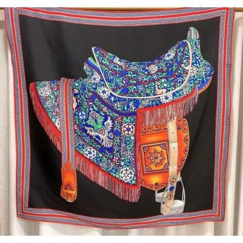 14mm 100% Silk Scarf Wraps 2021 Spring Fashion Scarves for Women Head Scarves Hijab 35"x35"