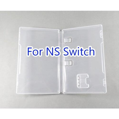 30pcs Transparent box Game Card Cartridge Holder Case shell For Switch NS game card with book holder for inserted cover