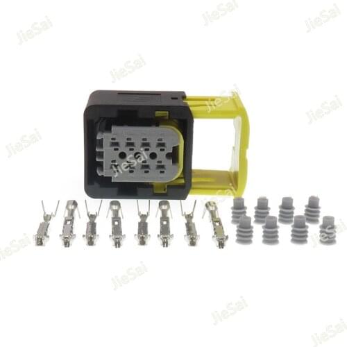 8 Pin 2-1418479-1 Female Waterproof Electrical Automotive Connector With Terminals And Seals For TE AMP