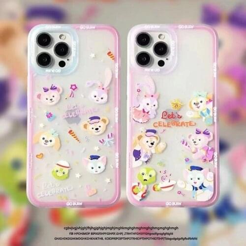 Japan Disney Duffy Bear Xing Dai rabbit mobile phone case for iPhone 12 11 11 Pro Max XS XS Max 7 8 plus gift