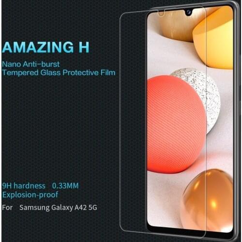 For Samsung Galaxy A42 5G NILLKIN Amazing H Nanometer Anti-Explosion Tempered Glass Screen Protector