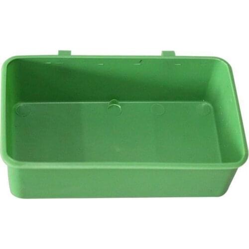 Dorakitten 1pc Plastic Bird Food Water Feeder Parrot Shower Bathtub Bird Food Bowl For Cage Pet Supplies Pet Accessories