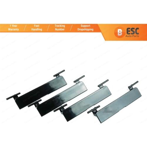 ESR516-1 4 Pcs Roof Rack Carrier Molding Port Bag Water Rail Lid Cover Trim 20469071829040 for Mercedes C Class W204 95*20 mm