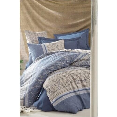 Cotton Box Land Ranforce Serra Duvet Cover Set - 100% Cotton Duvet cover: 160x220 Bed sheet: 160x240cm