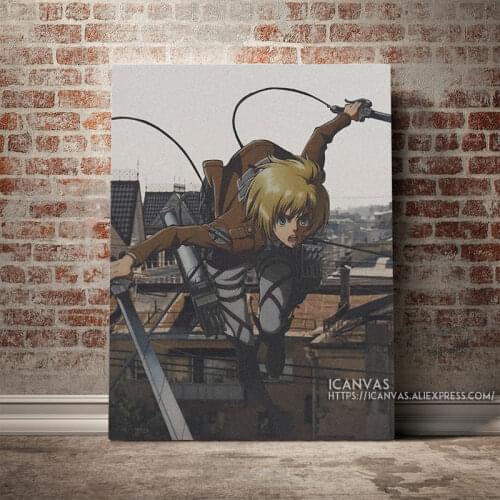 Armin shingeki no kyojin real life Decoration Prints Home Decor Canvas Living Kids Room Bedroom Painting Wall Art Studio Poster