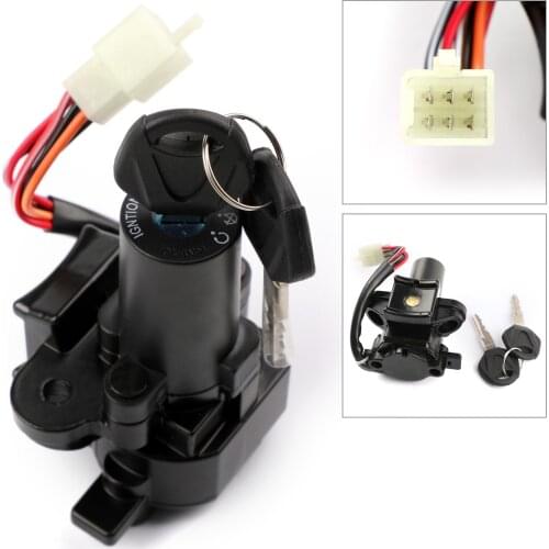 Artudatech Ignition Switch Lock Keys For Kawasaki KL110 KSR PRO 2013-2014 KLX250 KLX125 27048-0585 Motorcycle Accessories Parts