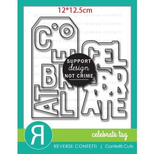 English letter phrase Metal cutting dies 2021 new diy molds Scrapbooking Paper Making die cuts crafts slimeline dies