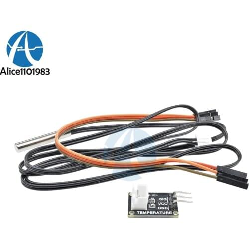 High Precision NTC Thermistor Temperature Monitor Sensor Module 1M 10K 0.1% 3950 Probe For UNO Electronic Kit