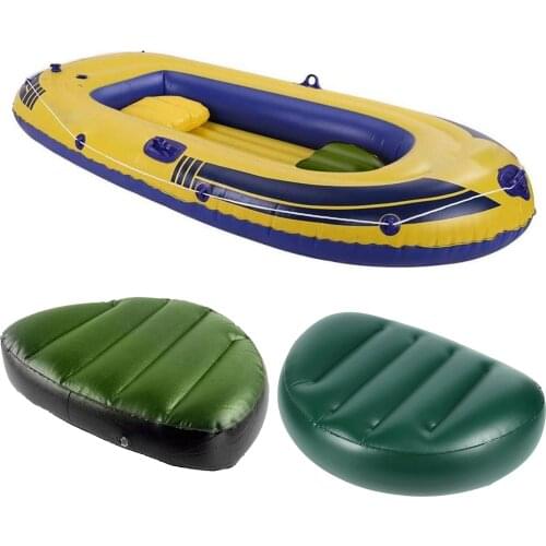 Portable PVC Kayak Inflatable Seat Cushion ing Canoe Seat Inflatable Boat Cushion Outdoor Water Sports Tool