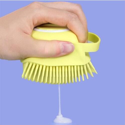 Cute Bath Brush Silicone Massage Scrubber Multifunction Bathroom For Babies Body Cleaning Skin Exfoliating Scrubbing Tool