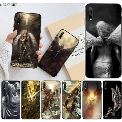 USAKPGRT Angel God The Paladin Phone Case for Huawei Honor 30 20 10 9 8 8x 8c v30 Lite view pro