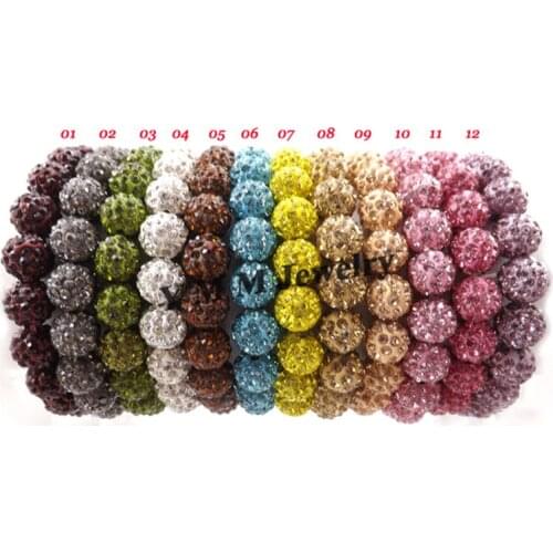 High Quality Guarantee 5pcs/Lot Fashion Sky Blue Crystal Ball Bracelet European Style Bracelet Free Shipping