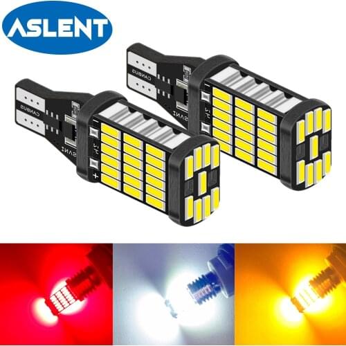 2x T15 W16W Signal Lamp 1156 LED Ba15s P21w PY21W BAU15S Auto Turn Signal Light 1157 Bay15d LED Reverse Brake Lights White Red