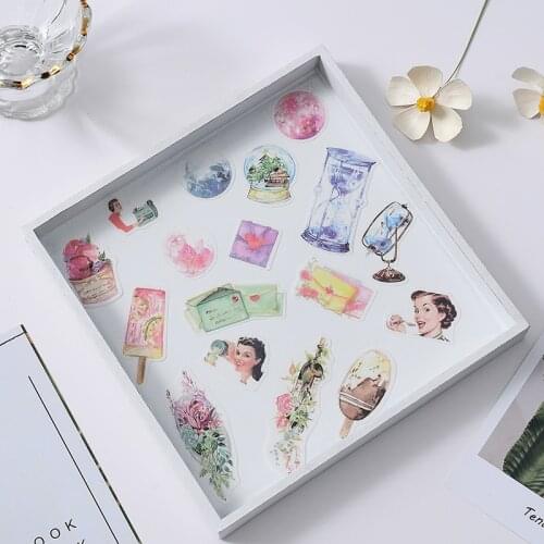 30pcs/1pack Kawaii Stationery stickers Unicorn ice lolly Laser TravelDiary Planner Decorative Mobile Scrapbooking Craft Stickers