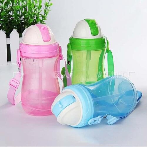 400ml Baby Kids Children Portable Feeding Drinking Water Bottle Cup With Straw Strap Sling