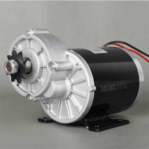 450W 24V 36V 48V Brush Gear DC Motor For Light Electric Tricycle Bicycles E bike Conversion Kit Bicycle Engine UNITEMOTOR