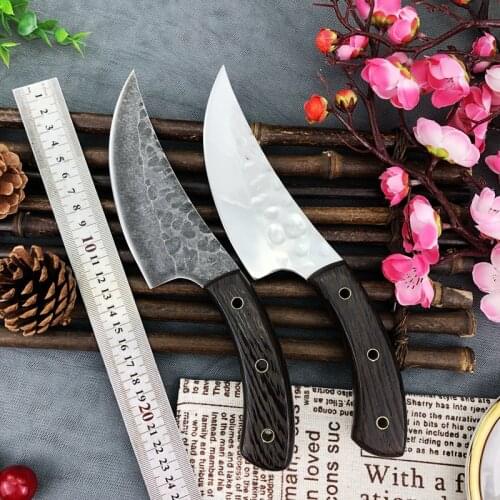 Special slaughtering forging hammer pattern meat selling knife meat knife cutting knife cutting killing knife stainless steel
