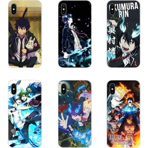 Accessories Phone Shell Covers For Xiaomi Mi4 Mi5 Mi5S Mi6 Mi A1 A2 5X 6X 8 9 Lite SE Pro Mi Max Mix 2 3 2S Blue Exorcist Anime