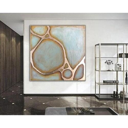 Large hand painted Abstract Gold Painting Contemporary Art Wall Art Abstract Paintings On Canvas Wall Painting For Living Room