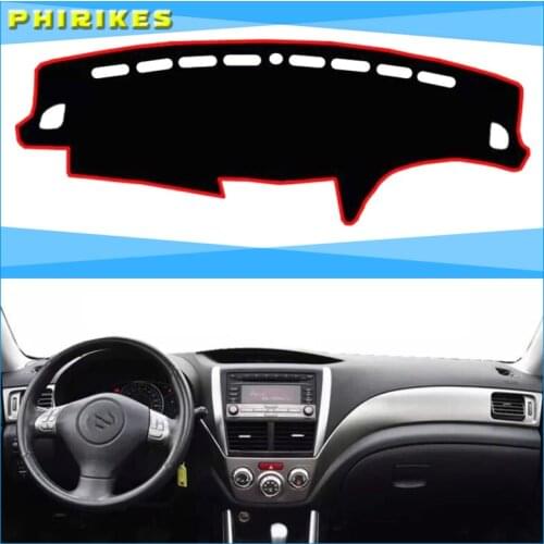 Car Dashboard Cover Sun Shade Non-slip Dash Mat Pad Carpet Car Stickers Interior Accessories For Subaru Forester 2008-2012