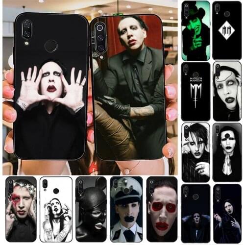Marilyn Manson Phone Case For Redmi note 8Pro 8T 6Pro 6A 9 Redmi 8 7 7A note 5 5A note 7 case