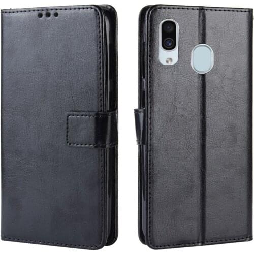 For Samsung Galaxy A30 Case Flip Luxury PU Leather Phone Case For Samsung Galaxy A30 A 30 SM-A305F A305 A305F Case Cover