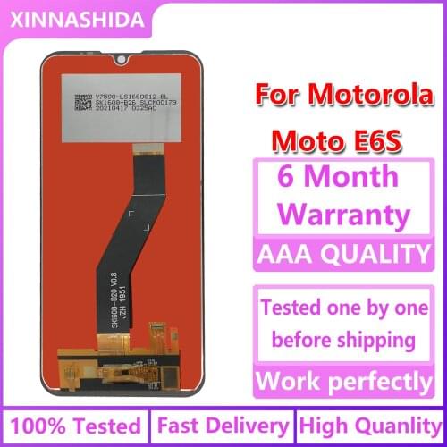 For Motorola E6s 2020 XT2053-1 XT2053-2 LCD Display Touch Screen Display Digitizer Assembly For Moto E6s Lcd