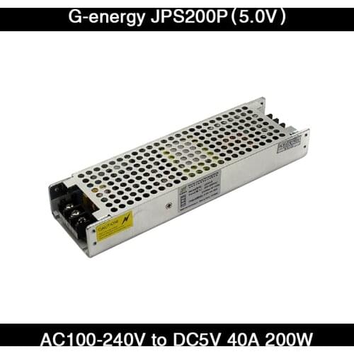 G-energy AC100-240V to 5V 40A 200W Slim Switching Power Supply for Full Color LED Display Power Supply