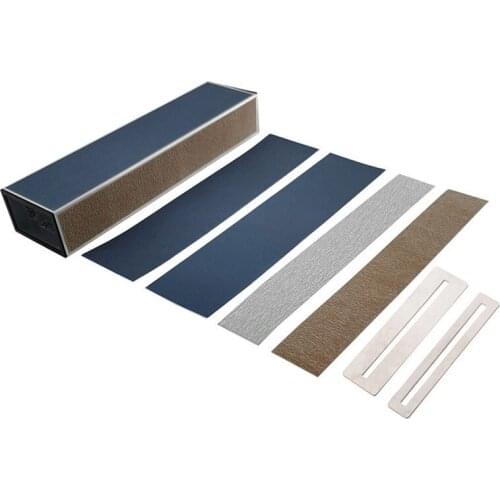 Guitar Fret Sanding Leveler Beam Leveling Bar with Self-adhesive Sandpaper Fingerboard Guard Protectors Replacement Sanding