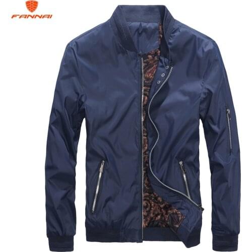 Jaqueta masculina Solid color New 2018 Casual Jacket L-5XL Men Spring Autumn Outerwear Mandarin Collar Clothing