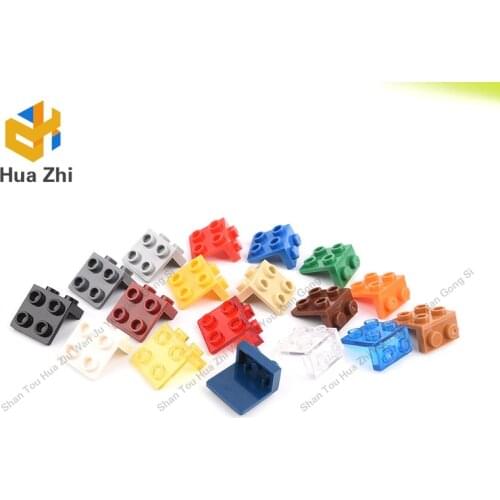 "Building Blocks Parts 44728 10PCS Bracket 1 x 2 - 2 x 2 LEGOING MOCS Education"
