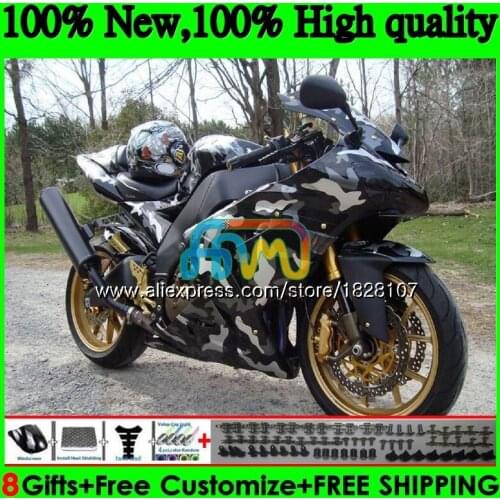 Body For KAWASAKI ZX 1000 CC ZX 10 R ZX-10R 04 05 15BS.55 ZX1000CC 1000CC ZX 10R ZX10R 04 05 Camouflage 2004 2005 Fairing kit