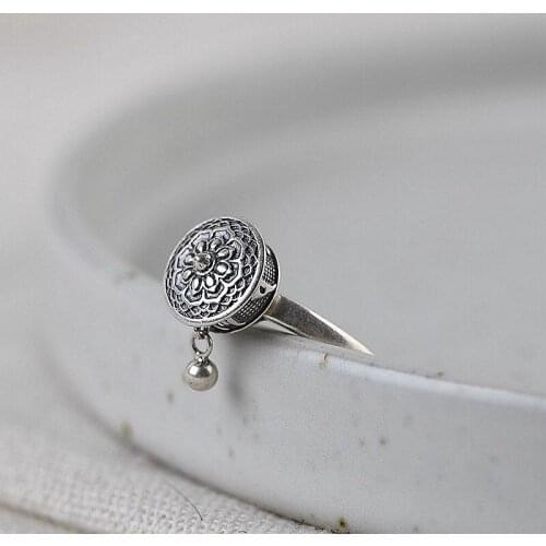 Trendy 925 Sterling Silver Wedding Female Rings for Women Simple Opening Ring Adjustable Sterling Silver Jewelry Christmas Gifts