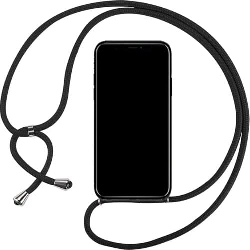 Soft Case Lanyard Necklace Shoulder Neck Strap Rope Cord for Alcatel A3 5046D Shine Lite OT 5080 Phone Cover